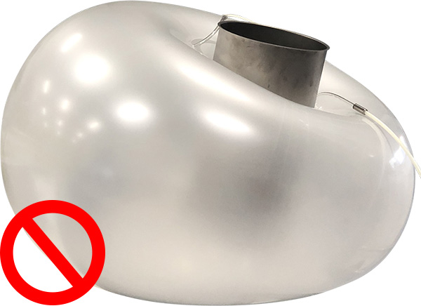 Hygienic inflatable Bulk Bag clamp seal in Poly Urethane. - Filcoflex