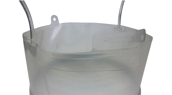 Hygienic inflatable Bulk Bag clamp seal in Poly Urethane. - Filcoflex