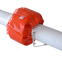 Hygienic inflatable Bulk Bag clamp seal in Poly Urethane. - Filcoflex